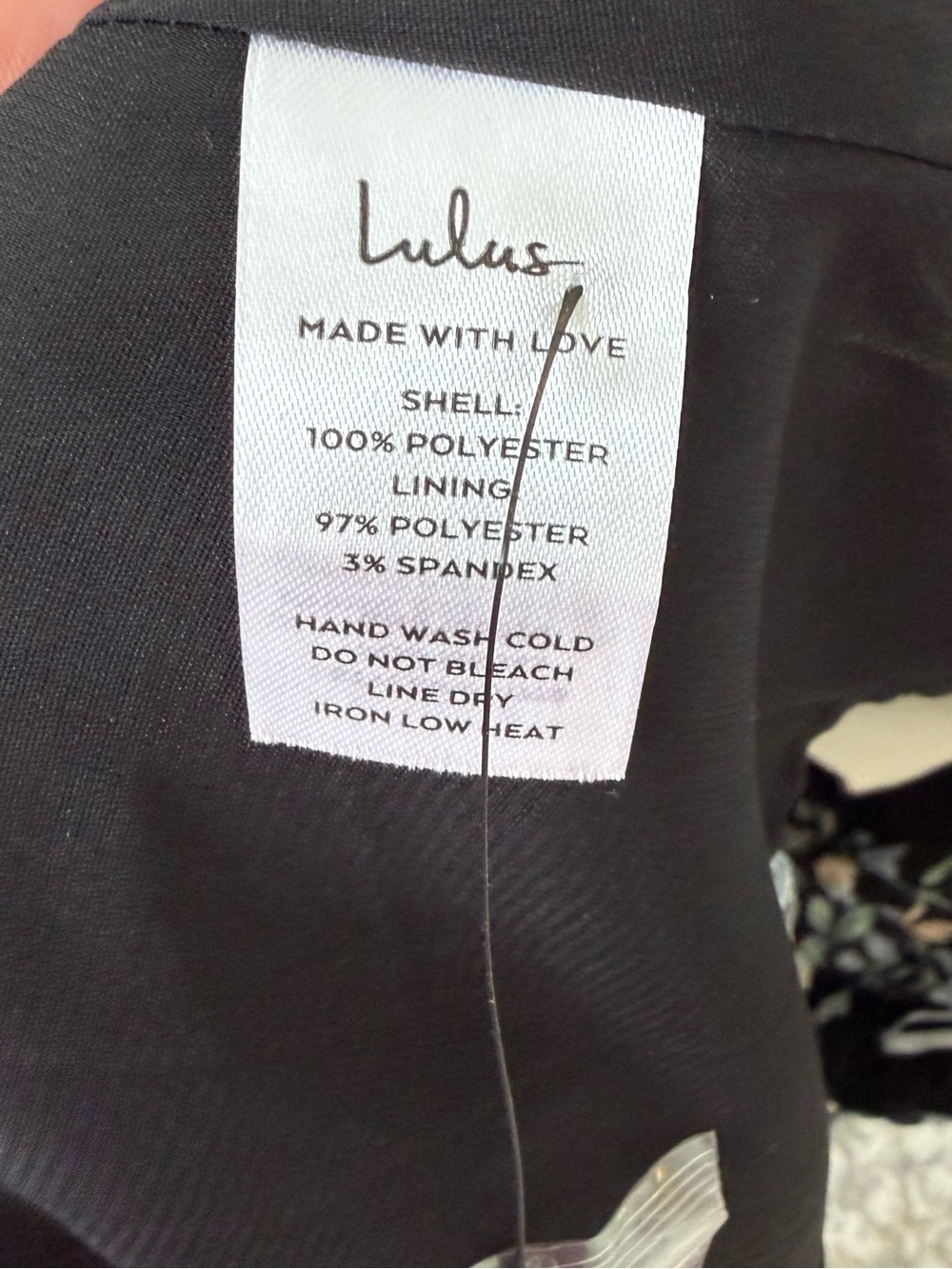 Lulu's Lush Loveliness Black Floral Lurex Tie-Strap Midi Dress - Picture 10 of 11